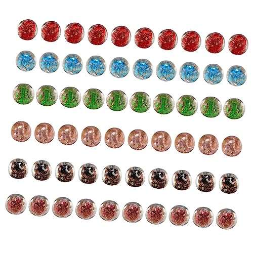 Gadpiparty 60Stücke Luminous Glasperlen für DIY Schmuck Nachtleuchtende Perlen für Armbänder und Kunsthandwerk von Gadpiparty