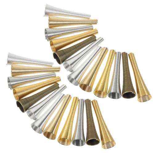 Gadpiparty 60Stücke Metallperlenkappen für Schmuckherstellung Kegelförmige DIY Perlenkappen für Armbänder und und Langlebig für Kreative Projekte Gadpiparty 60Stücke Metallperlenkappen für Schmuckherstellung Kegelförmige DIY Perlenkappen für Armbänder und und Langlebig für Kreative Projekte von Gadpiparty
