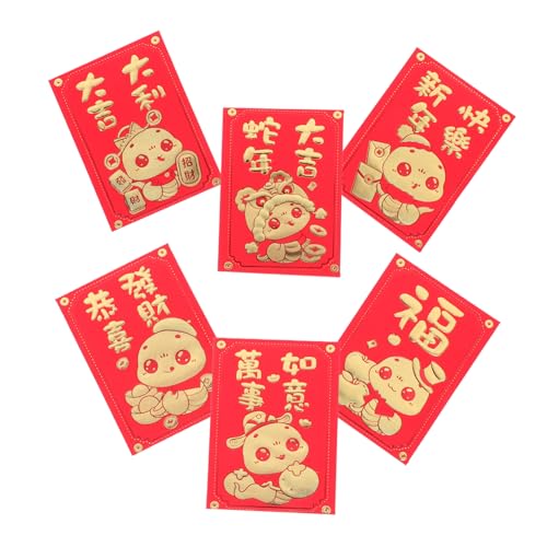 Gadpiparty 60Stücke Rote Umschläge im Chinesischen Stil Cartoon Design für Chinesische Neujahr Elegante und Praktische Geldgeschenke für Feiern und Familienfeste Gadpiparty 60Stücke Rote Umschläge im Chinesischen Stil Cartoon Design für Chinesische Neujahr Elegante und Praktische Geldgeschenke für Feiern und Familienfeste von Gadpiparty