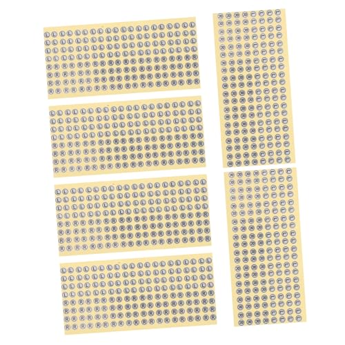Gadpiparty 6Blätter Runde Kopfhörer Selbstklebende Markierungsetiketten zur Einfachen Identifizierung von Links und Rechts Langlebig für Ohrhörer Gadpiparty 6Blätter Runde Kopfhörer Selbstklebende Markierungsetiketten zur Einfachen Identifizierung von Links und Rechts Langlebig für Ohrhörer von Gadpiparty