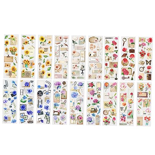 Gadpiparty 6Er-Packungen Pack Scrapbooking Aufkleber Wasserfarben Pflanzenmuster Dekorative Sticker für Journaling Tagebücher und Diy Projekte Stil Zufällig Gadpiparty 6Er-Packungen Pack Scrapbooking Aufkleber Wasserfarben Pflanzenmuster Dekorative Sticker für Journaling Tagebücher und Diy Projekte Stil Zufällig von Gadpiparty
