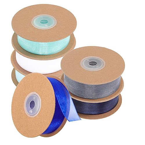 Gadpiparty 6Rollen Breites Blaues Organza Geschenkband Für DIY Transparentes Chiffonband Gadpiparty 6Rollen Breites Blaues Organza Geschenkband Für DIY Transparentes Chiffonband von Gadpiparty