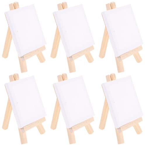 Gadpiparty 6Sätze Mini Staffelei Holz Teiliges Malset mit Leeren Kunsttafeln für Anfänger für Ölgemälde Kunsthandwerk und Gadpiparty 6Sätze Mini Staffelei Holz Teiliges Malset mit Leeren Kunsttafeln für Anfänger für Ölgemälde Kunsthandwerk und von Gadpiparty