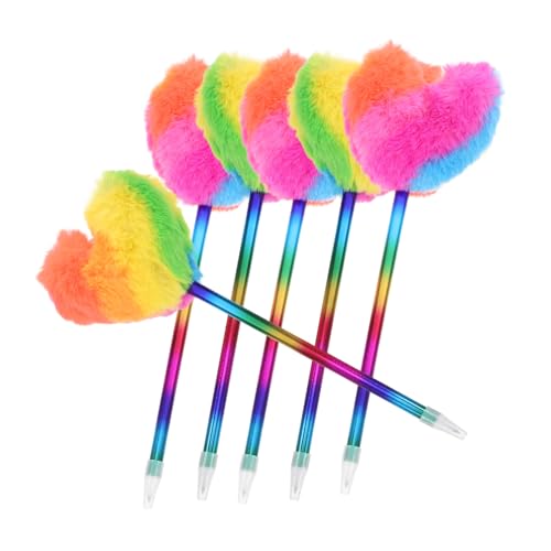 Gadpiparty 6Stücke Flauschige Pom Pom Kugelschreiber Dekorative Stifte Für Schule Und Büro Schreibwerkzeuge Mit Ergonomischem Griff Und Charmantem Design Für Kreative von Gadpiparty