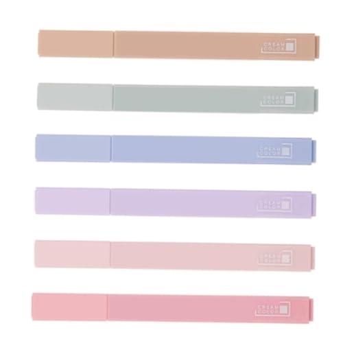 Gadpiparty 6Stücke Highlighter Marker aus Große Praktische Markierungsstifte für Studenten Notizen und Kreative Projekte für Schule und Büro Zufälligen Gadpiparty 6Stücke Highlighter Marker aus Große Praktische Markierungsstifte für Studenten Notizen und Kreative Projekte für Schule und Büro Zufälligen von Gadpiparty
