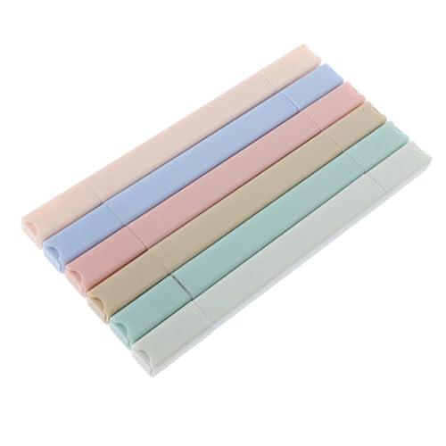 Gadpiparty 6Stücke Highlighter Stifte Doppelköpfige Marker für Schule und Büro Markieren und Journaling Leuchtende für Kreatives Arbeiten von Gadpiparty
