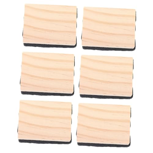 Gadpiparty 6Stücke Holzfilz Kreidetafel Radiergummis Langlebige und Praktische Tafelwischer für Schule Büro und Unterricht aus Hochwertigem Material Gefertigt Schonend Gadpiparty 6Stücke Holzfilz Kreidetafel Radiergummis Langlebige und Praktische Tafelwischer für Schule Büro und Unterricht aus Hochwertigem Material Gefertigt Schonend von Gadpiparty