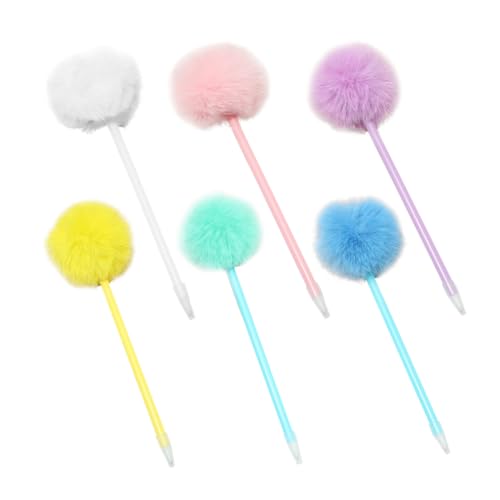 Gadpiparty 6Stücke Kawaii Flauschige Kugelschreiber Pompom Stifte für Niedliche Schreibwaren für Schule und Büro für Schreibwarenliebhaber Gadpiparty 6Stücke Kawaii Flauschige Kugelschreiber Pompom Stifte für Niedliche Schreibwaren für Schule und Büro für Schreibwarenliebhaber von Gadpiparty