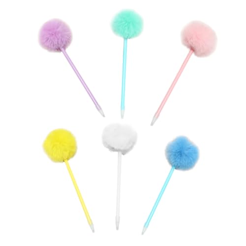 Gadpiparty 6Stücke Kawaii Kugelschreiber Mit Bunten Flauschigen Schreibstiften Lustige Langlebige Stifte Für Bürobedarf Und Für Schreibwarenliebhaber Gadpiparty 6Stücke Kawaii Kugelschreiber Mit Bunten Flauschigen Schreibstiften Lustige Langlebige Stifte Für Bürobedarf Und Für Schreibwarenliebhaber von Gadpiparty