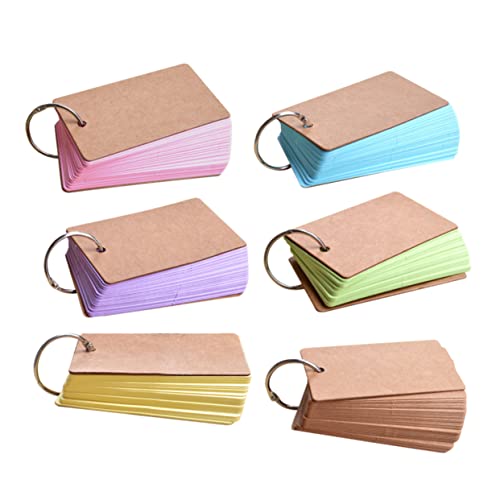 Gadpiparty 6Stücke Kraftpapier Lernkarten Mit Einfachen Notizblöcken Schule Und Büro Wiederverwendbar Und Praktisch Für Kreatives Lernen Bunten Gadpiparty 6Stücke Kraftpapier Lernkarten Mit Einfachen Notizblöcken Schule Und Büro Wiederverwendbar Und Praktisch Für Kreatives Lernen Bunten von Gadpiparty