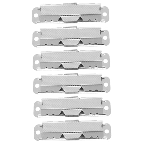Gadpiparty 6Stücke Metall Dokumentenclips Stabile Klemmbrett Clips für Büro Schule und Zuhause Starke Haltekraft Multifunktional für Rechnungen Notizen von Gadpiparty