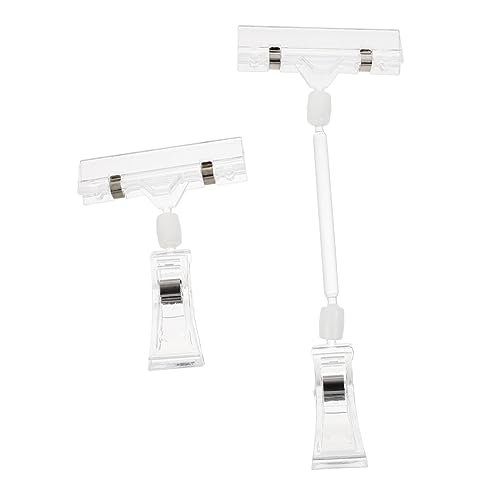 Gadpiparty 6Stücke Preisetikettenhalter aus Transparentem Clips für Preisschilder Displays und Werbeanzeigen im Supermarkt Leicht und Tragbar Gadpiparty 6Stücke Preisetikettenhalter aus Transparentem Clips für Preisschilder Displays und Werbeanzeigen im Supermarkt Leicht und Tragbar von Gadpiparty