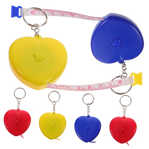 Gadpiparty 6Stücke Teiliges Maßband Für Körpermessungen Einziehbares Tragbares Schneidermaßband Herzform Für Taillenmessungen Und Fitness Farben Gadpiparty 6Stücke Teiliges Maßband Für Körpermessungen Einziehbares Tragbares Schneidermaßband Herzform Für Taillenmessungen Und Fitness Farben von Gadpiparty