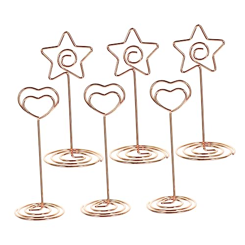Gadpiparty 6Stücke Tischkartenhalter Herzform Goldene Namensschilder für Hochzeiten und Geburtstagsfeiern Stabiler Foto und Memo Halter für Menüs Tischnummern und Notizen Gadpiparty 6Stücke Tischkartenhalter Herzform Goldene Namensschilder für Hochzeiten und Geburtstagsfeiern Stabiler Foto und Memo Halter für Menüs Tischnummern und Notizen von Gadpiparty