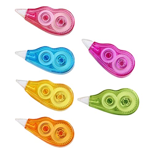 Gadpiparty 6stücke Korrekturband Set Für Schule Und Büro Große Kapazität Praktische Korrekturhilfe Zufälligen Farben Für Studenten Und Büroangestellte Gadpiparty 6stücke Korrekturband Set Für Schule Und Büro Große Kapazität Praktische Korrekturhilfe Zufälligen Farben Für Studenten Und Büroangestellte von Gadpiparty
