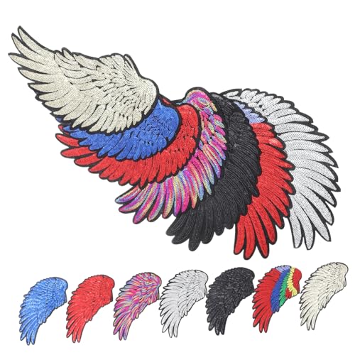 Gadpiparty 7 Paare Glitzernde Engelsflügel Pailletten Applikationen Teiliges Set für Diy Kleidung Hochwertige Stickerei Vielseitige Dekoration für Mode Handwerk und Mehr Gadpiparty 7 Paare Glitzernde Engelsflügel Pailletten Applikationen Teiliges Set für Diy Kleidung Hochwertige Stickerei Vielseitige Dekoration für Mode Handwerk und Mehr von Gadpiparty