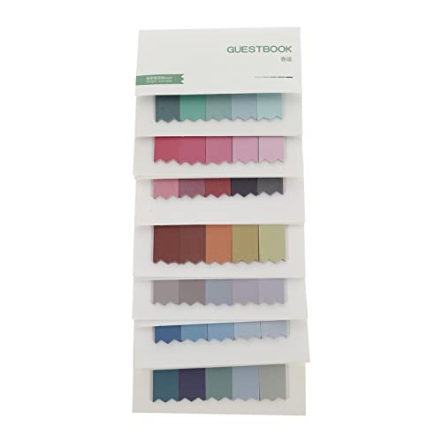 Gadpiparty 7 Sätze Gradient Haftnotizen Kreative Selbstklebende Memo Pads Assorted Farben für Büro Schule und Zuhause Leicht Tragbar Organisieren und Planen von Gadpiparty
