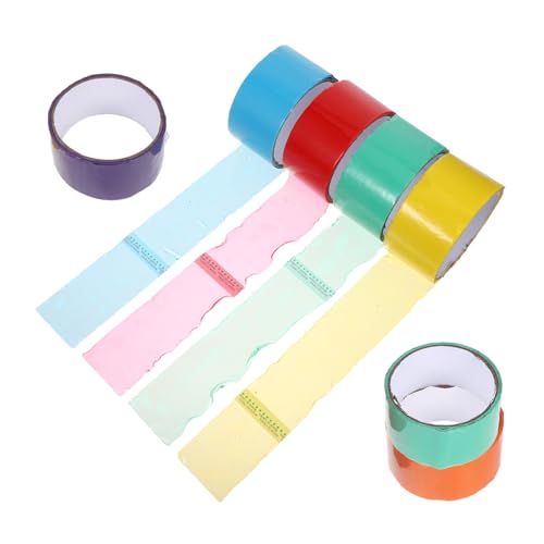 Gadpiparty 7 Stück Teiliges Bunte Klebebänder Breit Stark Haftende Dekorations Verpackungstapes für DIY Bastelprojekte Büro und Vielseitige Anwendungen von Gadpiparty