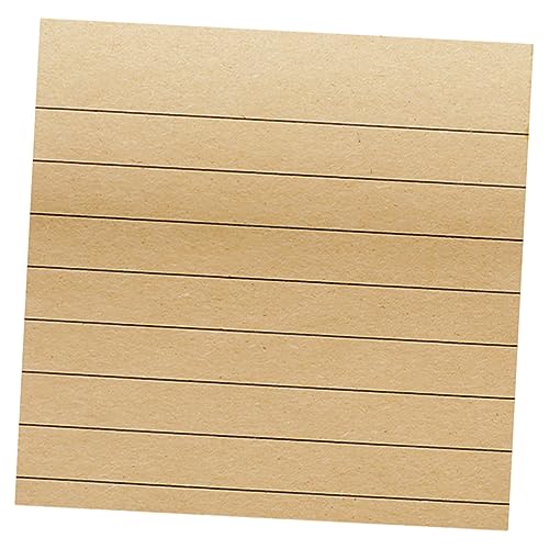 Gadpiparty 7 Stück Teiliges Kreatives Haftnotizen Set aus Kraftpapier mit Horizontalen für Schule Büro und Zuhause Haftend Geruchlos und Ablösbar von Gadpiparty