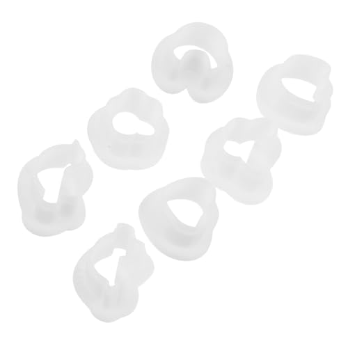 Gadpiparty 7 Stück Teiliges Resin Ohrschmuck Mini Silikonformen für DIY Schmuckherstellung Blumen- Herz Schmetterlingsmotive Kompakte Wiederverwendbare Formen für Polymer Clay und Epoxidharz von Gadpiparty