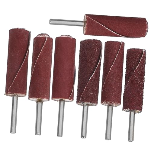 Gadpiparty 7 Stück Teiliges Schleiftrommel mit Körnung Zylindrische Schleifköpfe aus Schleifpapier Vielseitige Polierstäbe für Metall Holz Kunststoff Präzises Schleifen und Formen bei DIY Gadpiparty 7 Stück Teiliges Schleiftrommel mit Körnung Zylindrische Schleifköpfe aus Schleifpapier Vielseitige Polierstäbe für Metall Holz Kunststoff Präzises Schleifen und Formen bei DIY von Gadpiparty
