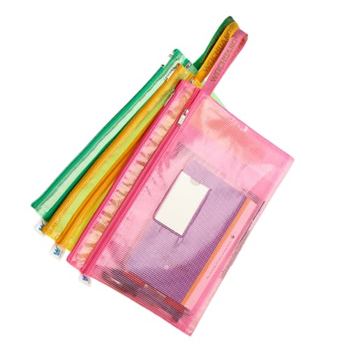 Gadpiparty 7 Stück Teiliges Transparente Netz Dokumententaschen mit Reißverschluss Wasser und Ölbeständig Robuste PVC Organizer für Schüler und Büro Vielseitige Zufällige Zufällige Farbe Gadpiparty 7 Stück Teiliges Transparente Netz Dokumententaschen mit Reißverschluss Wasser und Ölbeständig Robuste PVC Organizer für Schüler und Büro Vielseitige Zufällige Zufällige Farbe von Gadpiparty