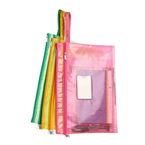 Gadpiparty 7 Teiliges Federmäppchen Mit Fächern Federmäppchen Transparent Tragbare Aufbewahrungstasche Aus Netzstoff Selbstverriegelnde Reißverschlussbeutel Zufällige Farbe Gadpiparty 7 Teiliges Federmäppchen Mit Fächern Federmäppchen Transparent Tragbare Aufbewahrungstasche Aus Netzstoff Selbstverriegelnde Reißverschlussbeutel Zufällige Farbe von Gadpiparty