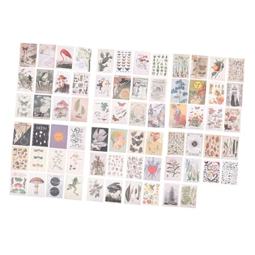 Gadpiparty 70 Blatt Postkartenaufkleber Handkontopapier Journaling Scrapbooking Papier Scrapbook Zubehör Scrapbooking Zubehör Vintage Scrapbook Notizen Lustiges Fotoalbum Scrapbook Gadpiparty 70 Blatt Postkartenaufkleber Handkontopapier Journaling Scrapbooking Papier Scrapbook Zubehör Scrapbooking Zubehör Vintage Scrapbook Notizen Lustiges Fotoalbum Scrapbook von Gadpiparty