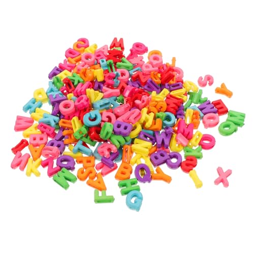 Gadpiparty 700 Stück Bunte DIY Alphabet Perlen mit Geradem Buchstaben Anhänger für Schmuckherstellung Armband Schlüsselanhänger Kreative Bastelperlen für Accessoires Gadpiparty 700 Stück Bunte DIY Alphabet Perlen mit Geradem Buchstaben Anhänger für Schmuckherstellung Armband Schlüsselanhänger Kreative Bastelperlen für Accessoires von Gadpiparty