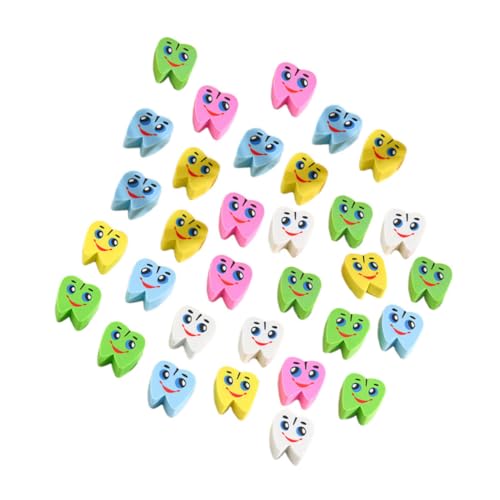 Gadpiparty 70pcs Entzückende Zahnförmige Radiergummis Für Kinder Bunte Und Lustige Radiergummis Für Das Heimbüro Süßes Schreiben Zum Zeichnen Des Schreibens von Gadpiparty