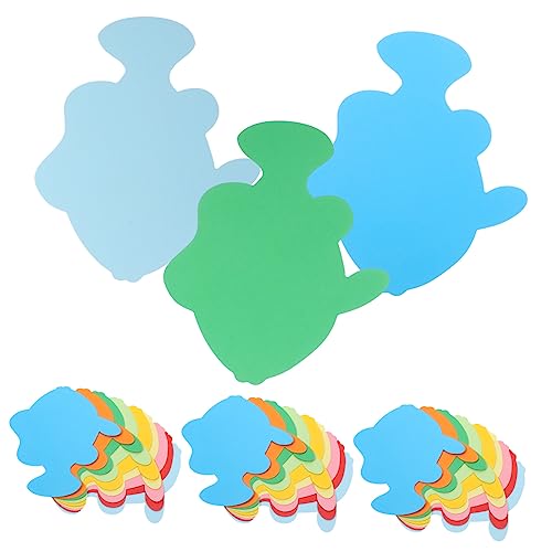 Gadpiparty 72 Stück Dekoration aus Papierschnitt Dekorative Papierausschnitte Mini -Fischakzente klein Party Kinderwand buntes Ausschnittpapier karikaturförmige papierausschnitte Papierstau von Gadpiparty