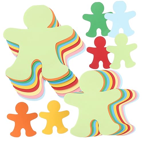 Gadpiparty 72 Stück Kinderform Papierschnitt Dekoration Bastelpapier für Kindergarten Schule Kreative Wanddekoration für Partys und Bastelprojekte von Gadpiparty