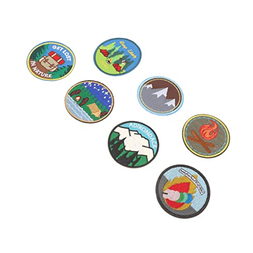Gadpiparty 7Stücke Cartoon Tier Stickereien Patches Für Rucksäcke Und Kleidung Für DIY Nähprojekte Und Anwendungen Waschbar Und Vielseitig Einsetzbar von Gadpiparty