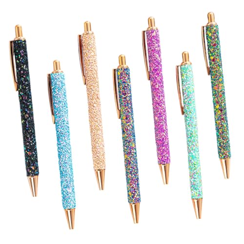 Gadpiparty 7Stücke Teiliges Tragbare Kugelschreiber Verschiedenen Farben für Büro und Haushalt mit Glattem Schreibfluss und Kreativem Design Gadpiparty 7Stücke Teiliges Tragbare Kugelschreiber Verschiedenen Farben für Büro und Haushalt mit Glattem Schreibfluss und Kreativem Design von Gadpiparty