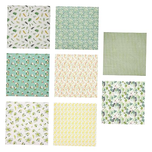 Gadpiparty 8 Blatt Diy Baumwollstoffset Weiche Patchworkstoffe mit Floralem Design für Kreative Handwerksprojekte für Puppen und Dekorationen Gadpiparty 8 Blatt Diy Baumwollstoffset Weiche Patchworkstoffe mit Floralem Design für Kreative Handwerksprojekte für Puppen und Dekorationen von Gadpiparty