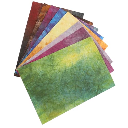 Gadpiparty 8 Blatt Texturiertes Hintergrundpapier für Scrapbooking Bastelbedarf DIY Handbuchpapiere Dekoratives Papier für Journaling und Projekte von Gadpiparty