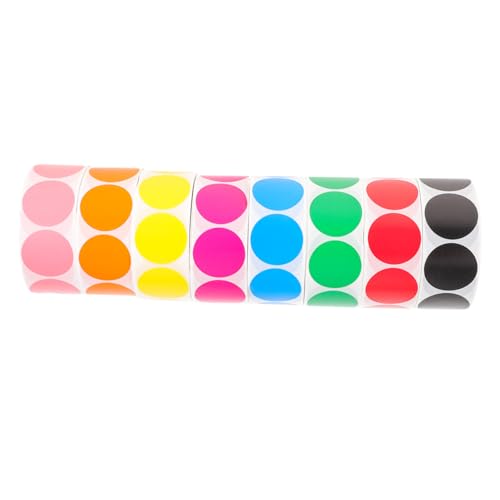 Gadpiparty 8 Rollen Bunte Selbstklebende Punktetiketten Farbige Markierungsaufkleber Kleine Runde Sticker für Farbcodierung zum Beschriften Sortieren und Kennzeichnen im Büro und Zuhause Gadpiparty 8 Rollen Bunte Selbstklebende Punktetiketten Farbige Markierungsaufkleber Kleine Runde Sticker für Farbcodierung zum Beschriften Sortieren und Kennzeichnen im Büro und Zuhause von Gadpiparty