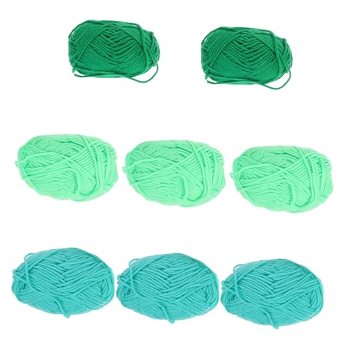 Gadpiparty 8 Rollen Milchbaumwollgarn Häkelgarn Baumwollstricken Sperrig Handgewebt Grob Flauschig Stoff Baumwollgarn Für Anfänger Buntes Garn Grün Zufällige Farbe Gadpiparty 8 Rollen Milchbaumwollgarn Häkelgarn Baumwollstricken Sperrig Handgewebt Grob Flauschig Stoff Baumwollgarn Für Anfänger Buntes Garn Grün Zufällige Farbe von Gadpiparty