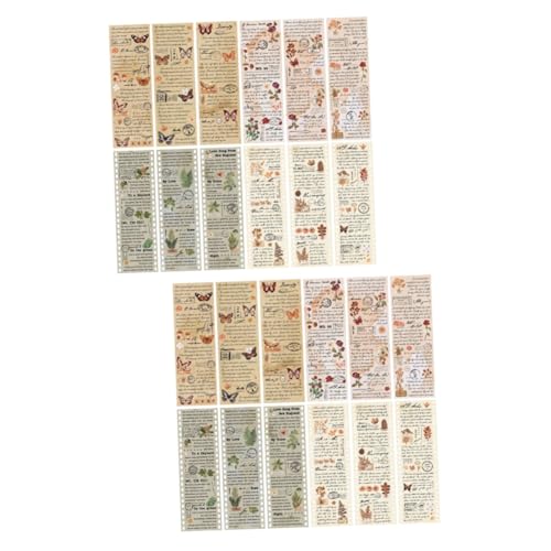 Gadpiparty 8 Sätze Pflanzenbutterklebeband Maskierung dekorativ Sammelalbum liefert Abdeckband ästhetisch Tagebuch Washi Tapes Scrapbook-DIY-Klebebänder DIY Washi Tape basteln Flüsterpapier von Gadpiparty