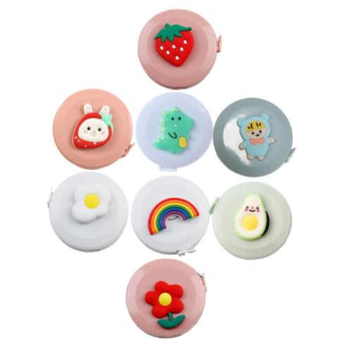 Gadpiparty 8 Stck Mini Einziehbares Maßband mit Buntem Cartoon design Flexibles Doppelseitiges Nähen Maßband aus Weichem Kunststoff und Silikon Kompakt Leicht Tragbar für Körper Gadpiparty 8 Stck Mini Einziehbares Maßband mit Buntem Cartoon design Flexibles Doppelseitiges Nähen Maßband aus Weichem Kunststoff und Silikon Kompakt Leicht Tragbar für Körper von Gadpiparty