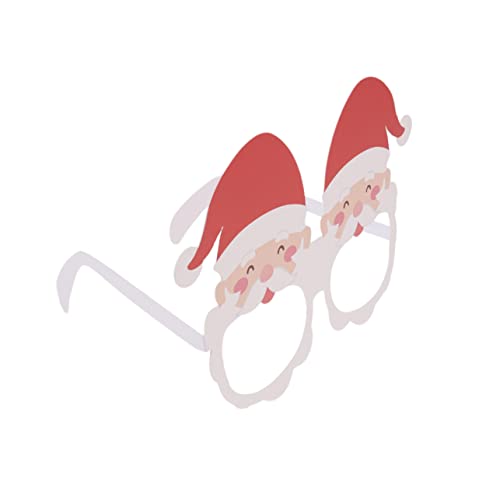 Gadpiparty 8 Stk Urlaubsfoto Weihnachts-sonnenbrille Sonnenbrille Für Die Weihnachtsfeier Alter Mann Brille Weihnachtsgeschenke Festival-foto-requisiten Ältere Weihnachten Weihnachtspapier von Gadpiparty