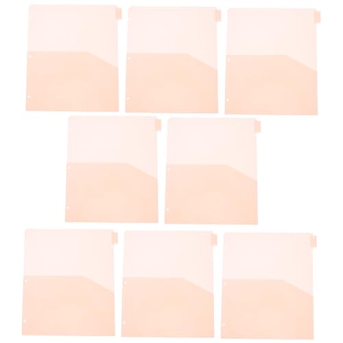 Gadpiparty 8 Stück Geteilte Aufbewahrungstasche Datei Ordner-Organizer mit Taschen und Laschen Ring Tab drei Teiler Papier buro zubehör Büro Zubehör Binder-Trennlaschen Ordnertrenner pp Rosa Gadpiparty 8 Stück Geteilte Aufbewahrungstasche Datei Ordner-Organizer mit Taschen und Laschen Ring Tab drei Teiler Papier buro zubehör Büro Zubehör Binder-Trennlaschen Ordnertrenner pp Rosa von Gadpiparty