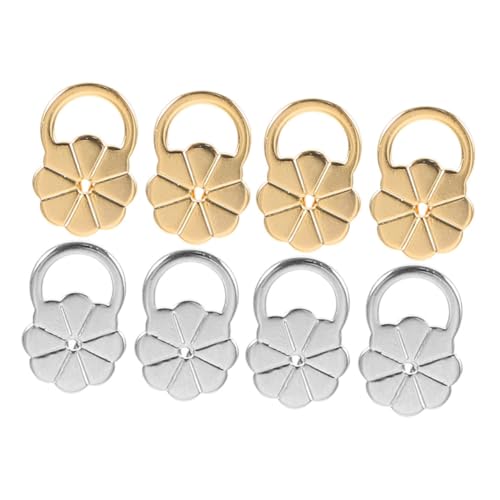 Gadpiparty 8 Stück Ohrstöpsel Ohrringe Durchbohrte Ohrringrückseiten Goldene Creolen-ohrringe Ohrringheber Zurück Ohrringrückersatz Sicherheits-ohrring-verschlüsse Für Ohrstecker Legierung Gadpiparty 8 Stück Ohrstöpsel Ohrringe Durchbohrte Ohrringrückseiten Goldene Creolen-ohrringe Ohrringheber Zurück Ohrringrückersatz Sicherheits-ohrring-verschlüsse Für Ohrstecker Legierung von Gadpiparty