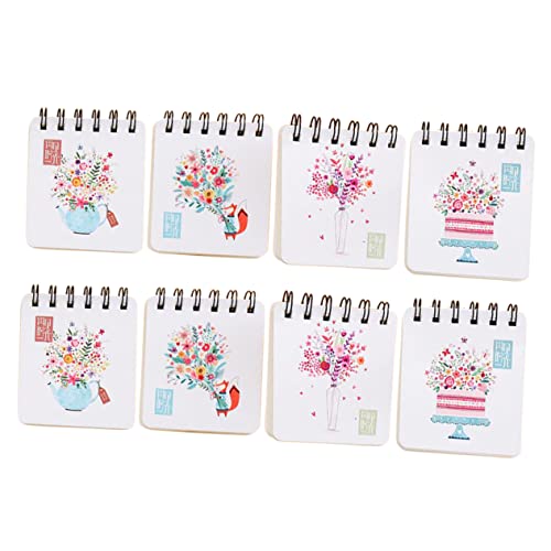 Gadpiparty 8 Stück Teiliges Cartoon Notizbuch Tragbare Memo Pads für Büro Schule Praktische Notizblöcke Zufälligem Stil für Listen Erinnerungen von Gadpiparty