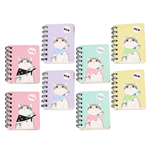 Gadpiparty 8 Stück Teiliges Cartoon Spiralmäppchen Notizbuch Tragbare Notizblöcke für Schule Büro und Zuhause Liniert Leicht Gelb Blau und Gadpiparty 8 Stück Teiliges Cartoon Spiralmäppchen Notizbuch Tragbare Notizblöcke für Schule Büro und Zuhause Liniert Leicht Gelb Blau und von Gadpiparty