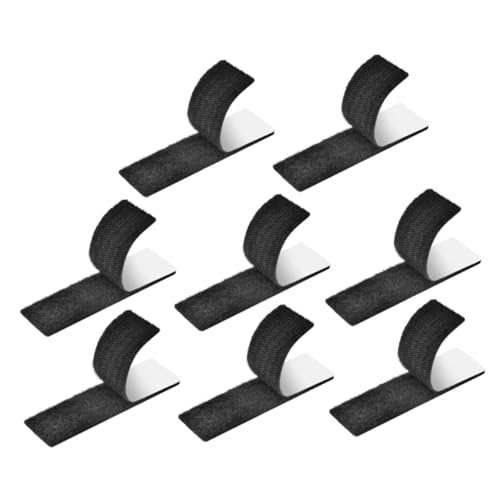 Gadpiparty 8 Stück Teiliges Doppelseitiges Klettband mit Starker Klebkraft Selbstklebende Klettpads für Teppiche Gardinen Möbelbefestigung Vielseitig für Glatte Oberflächen Wie Fliesen von Gadpiparty