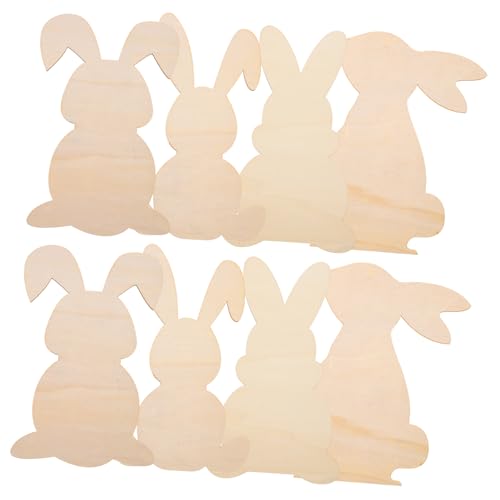 Gadpiparty 8 Stück Teiliges Holzhasen zum Bemalen Robuste Pappelholzscheiben DIY Bastelset für Osterdekorationen Leere Holzfiguren für Familien und Kreative Handwerksprojekte Gadpiparty 8 Stück Teiliges Holzhasen zum Bemalen Robuste Pappelholzscheiben DIY Bastelset für Osterdekorationen Leere Holzfiguren für Familien und Kreative Handwerksprojekte von Gadpiparty