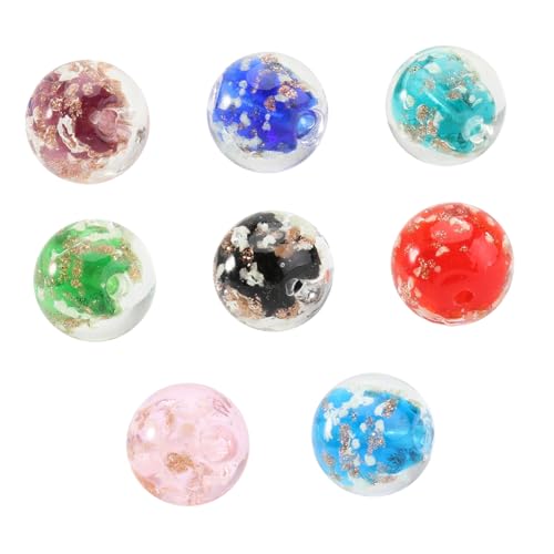 Gadpiparty 8 Stück Teiliges Leuchtende Glasperlen DIY Spacer Beads Schmuckzubehör für Armbänder Halsketten Ohrringe in Rot Blaugrün Fruchtgrün Schwarz Lila See Blau Gadpiparty 8 Stück Teiliges Leuchtende Glasperlen DIY Spacer Beads Schmuckzubehör für Armbänder Halsketten Ohrringe in Rot Blaugrün Fruchtgrün Schwarz Lila See Blau von Gadpiparty