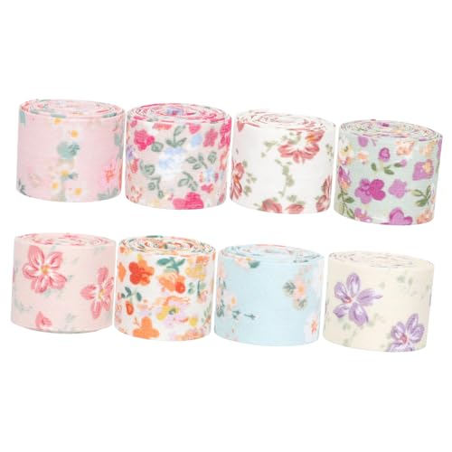 Gadpiparty 8 Stück Teiliges Polyester Ribbon für Diy Bastelprojekte Dekoratives Geschenkband für Feiern Hochzeiten und Geburtstage Mischstil mit Blumenmuster Gadpiparty 8 Stück Teiliges Polyester Ribbon für Diy Bastelprojekte Dekoratives Geschenkband für Feiern Hochzeiten und Geburtstage Mischstil mit Blumenmuster von Gadpiparty