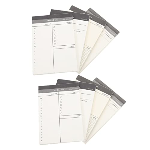 Gadpiparty 8 Stück Teiliges Tearable Notizbuch Tagesplaner für Effektive Zeitplanung für Büro Schule und Zuhause Praktische Schreibunterlagen für Studenten und Berufstätige Gadpiparty 8 Stück Teiliges Tearable Notizbuch Tagesplaner für Effektive Zeitplanung für Büro Schule und Zuhause Praktische Schreibunterlagen für Studenten und Berufstätige von Gadpiparty